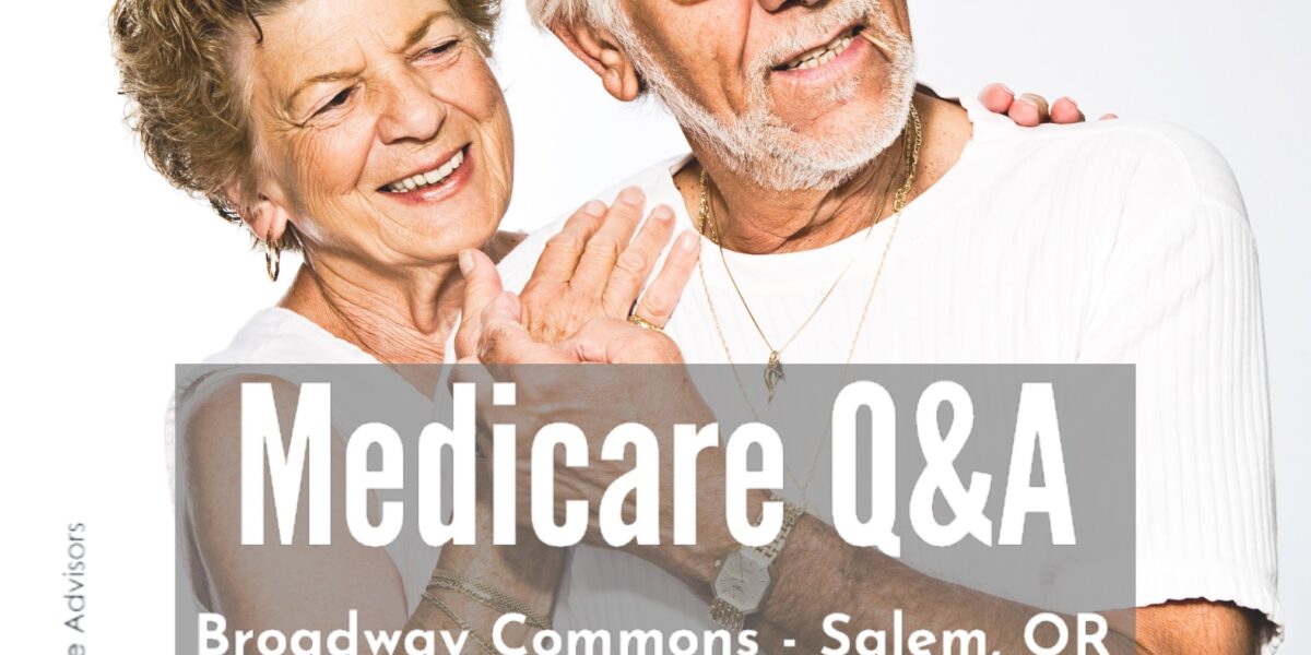 Oregon Medicare, Salem Medicare, Marion County Medicare